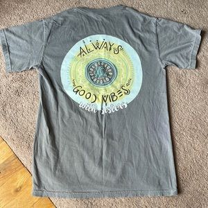 Always good vibes Chi Omega T-shirt - comfort colors – size small